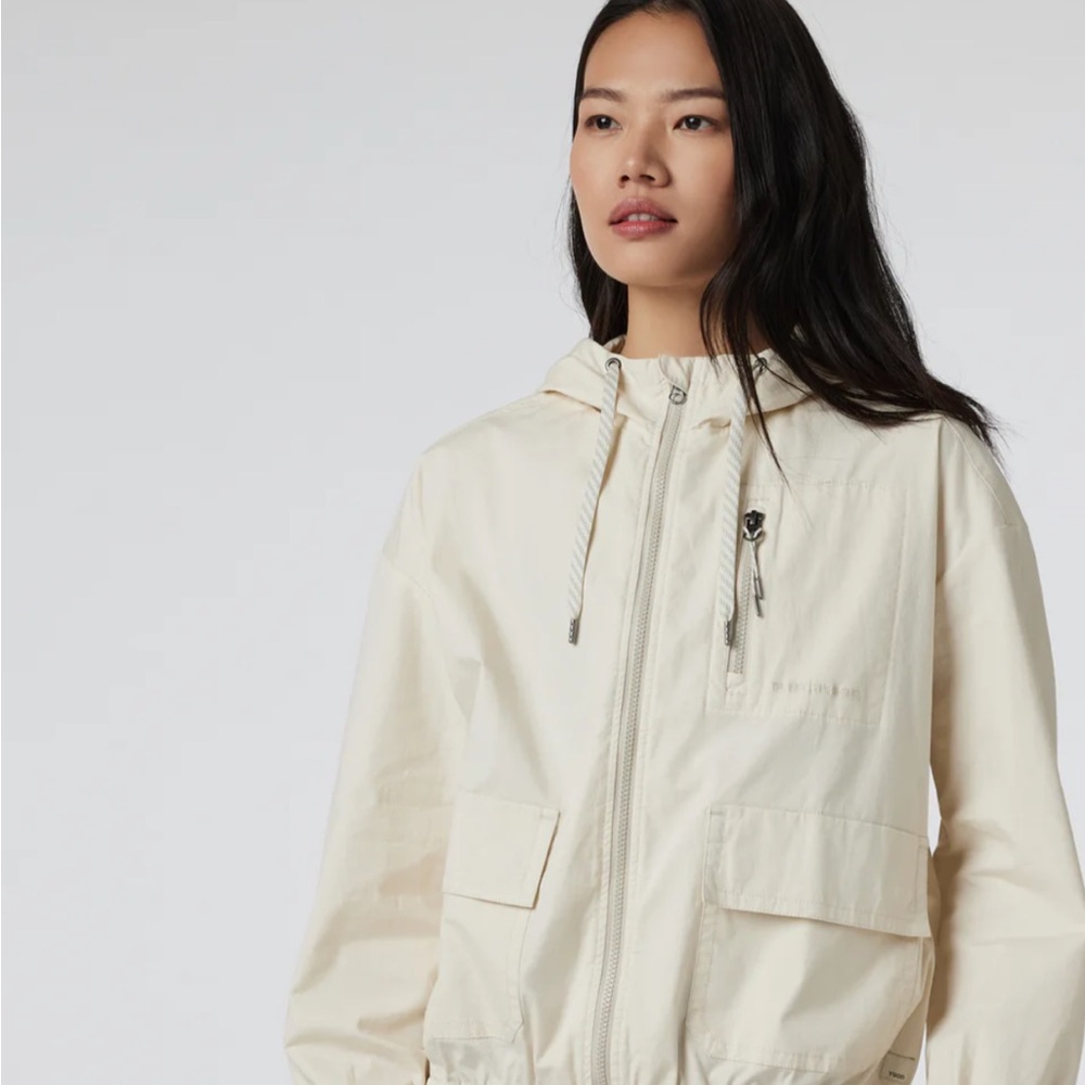 Vuori Ripstop Utility Vintage Jacket Milkweed for Women size XL Like New